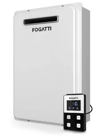 Propane Gas Tankless Water Heater, FOGATTI Outdoor 5.1 GPM
