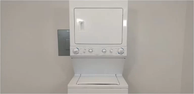 frigidaire stackable washer and dryer not draining