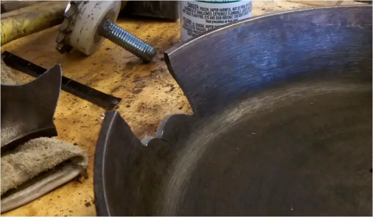 how to repair cracked cast iron skillet