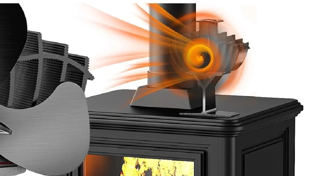how does a heat powered stove fan work