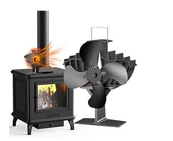 DOWILLDO Heat Powered Wood Stove Fan