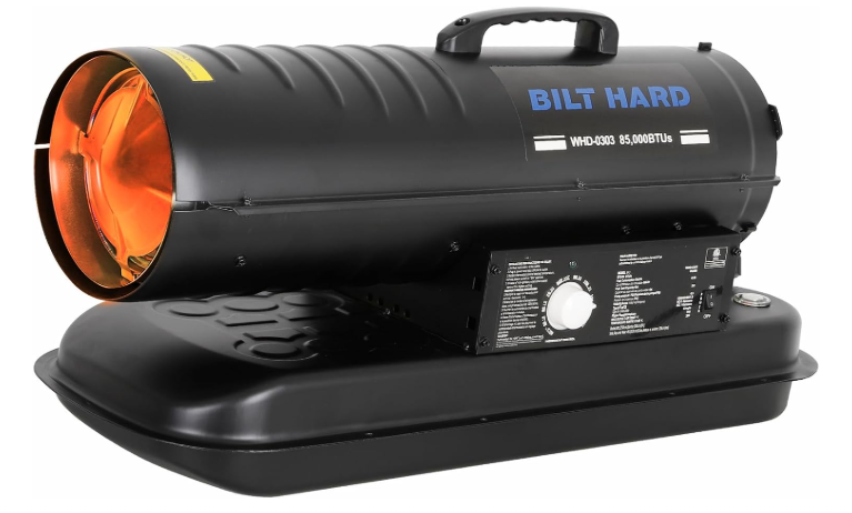 BILT HARD 85,000 BTU Portable Kerosene Diesel Heater