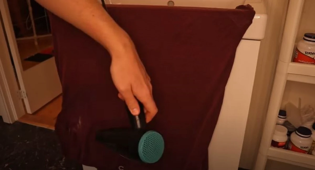 can you dry clothes with a hair dryer