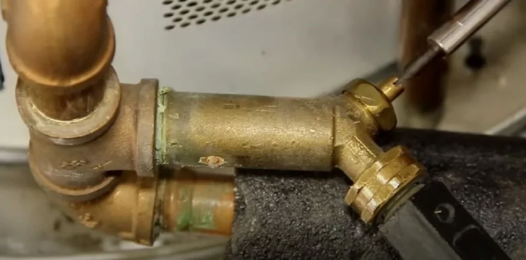 Draining a Water Heater While It's On