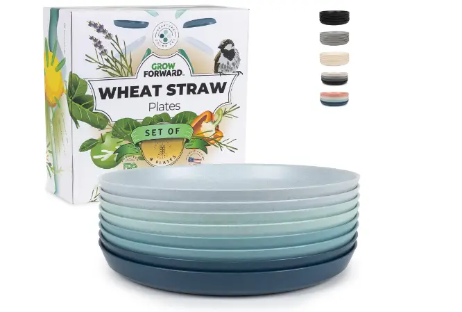 Grow Forward Premium Wheat Straw Plates