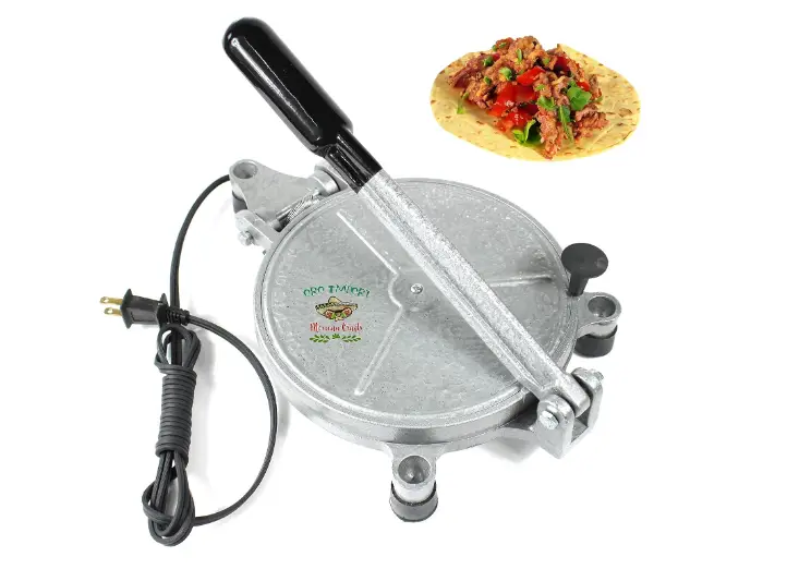 Electric Tortilla Press Maker Chapati Machine Flour Burrito Roti Press