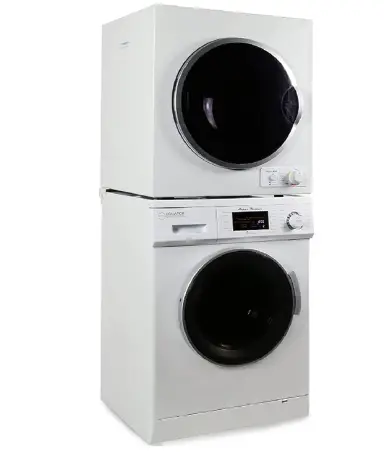 Equator Stackable Laundry Center with Front Load Washer and Dryer