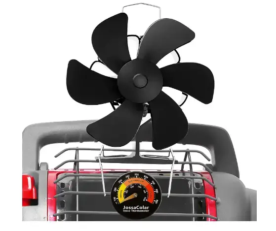 JossaColar Wood Stove Fan for Buddy Heater