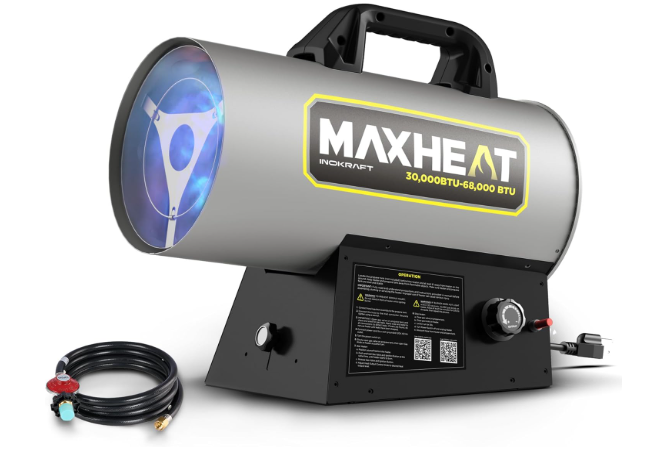 InoKraft MaXheat MH68 68,000 BTU Forced Air Propane Heater