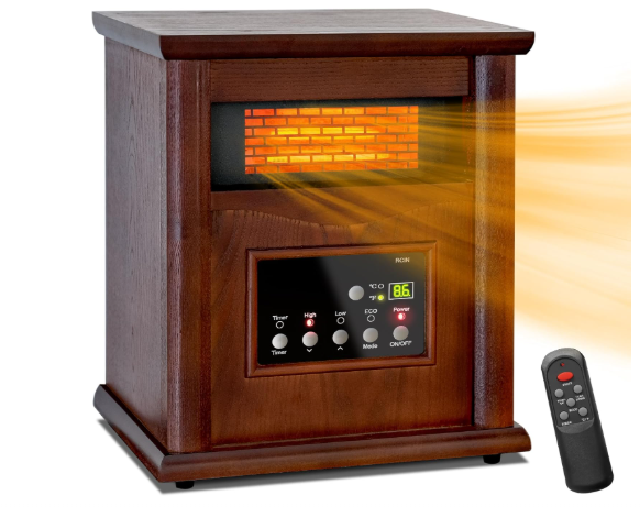 Lifeplus 1500W Electric Infrared Space Heater