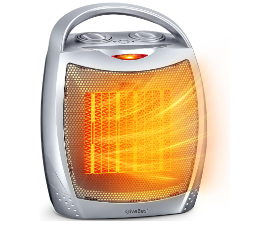 GiveBest Portable Electric Space Heater with Thermostat