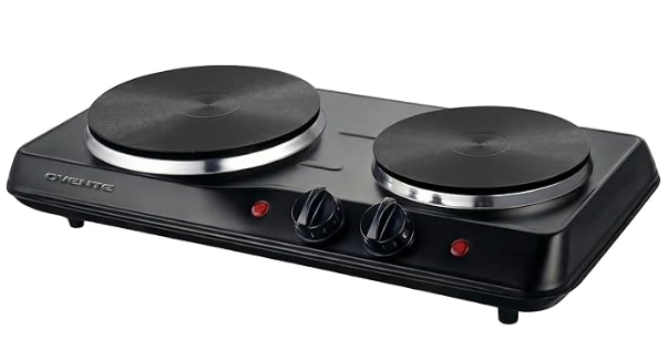 OVENTE Electric Countertop Double Burner